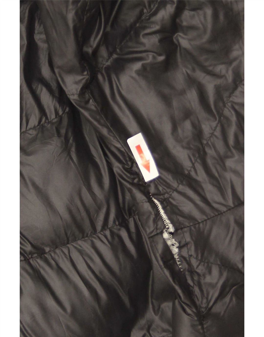 Jaqueta acolchoada com capuz feminina Barbour UK 16 grande poliamida preta