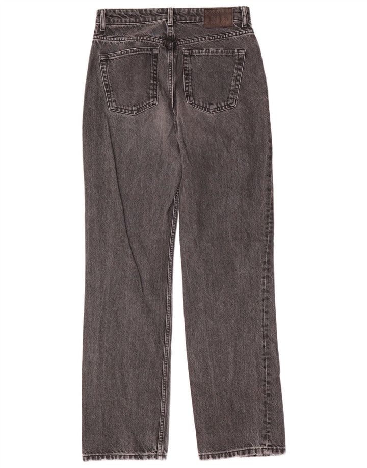 Calça jeans reta feminina Zara EU 38 pequena W28 L32 cinza