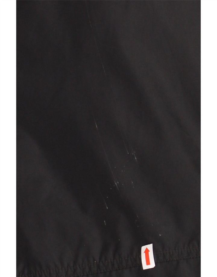 Adidas Mens Graphic Windbreaker Coat UK 38/40 Médio Preto Poliamida