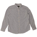 Camisa masculina DOCKERS Classic Fit XL algodão xadrez azul