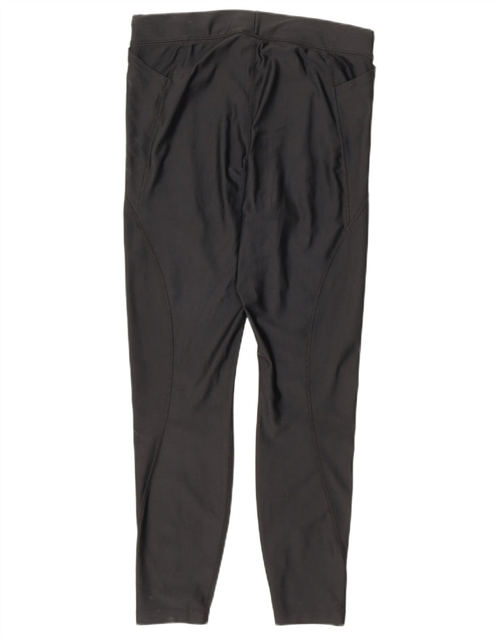 Leggings Nike Dri Fit Crop Femininas UK 12 Médio Preto Poliéster