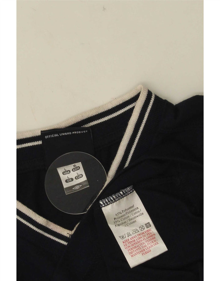 Umbro Colete Masculino Top Grande Poliéster Azul Marinho