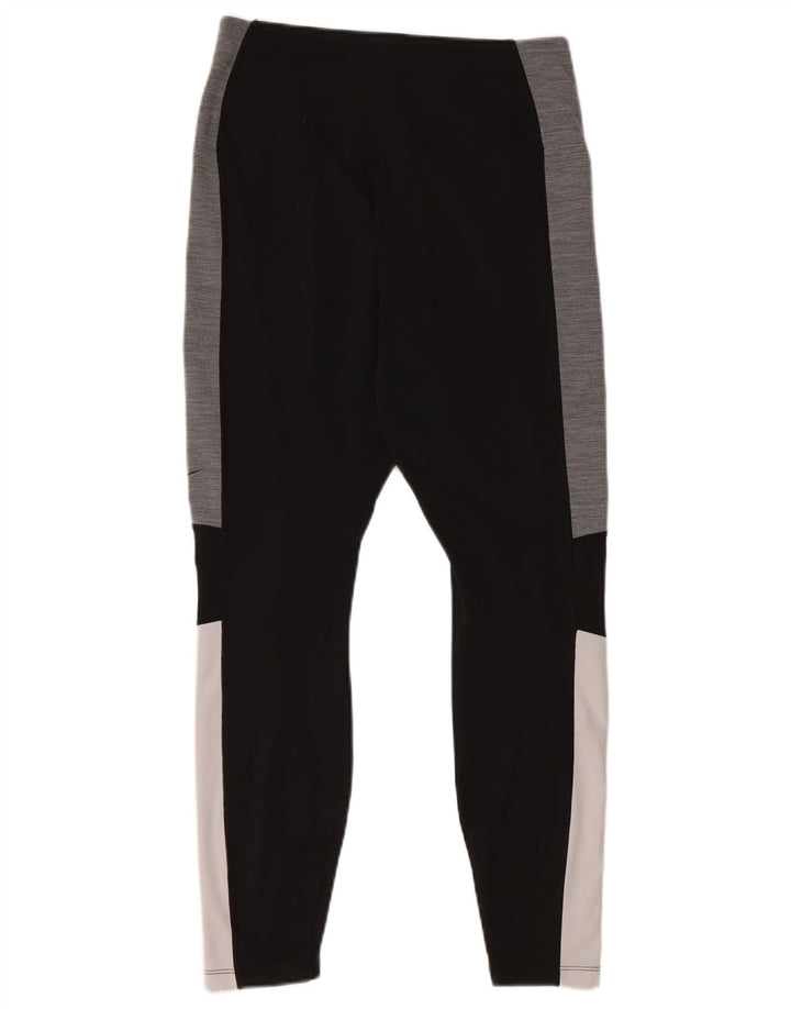 Leggings Nike Dri Fit UK 12 Médio Preto Colourblock Poliéster