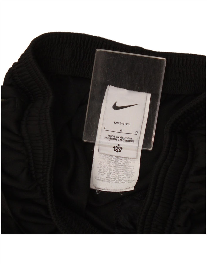 Calça de treino masculina Nike Dri Fit grande poliéster preto