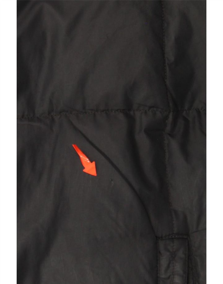 Jaqueta masculina acolchoada com capuz TOMMY HILFIGER UK 42 XL poliéster preto