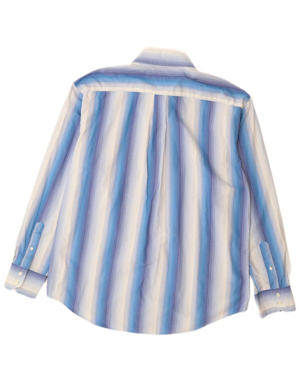 Camisa masculina Tommy Hilfiger XL listrada azul algodão