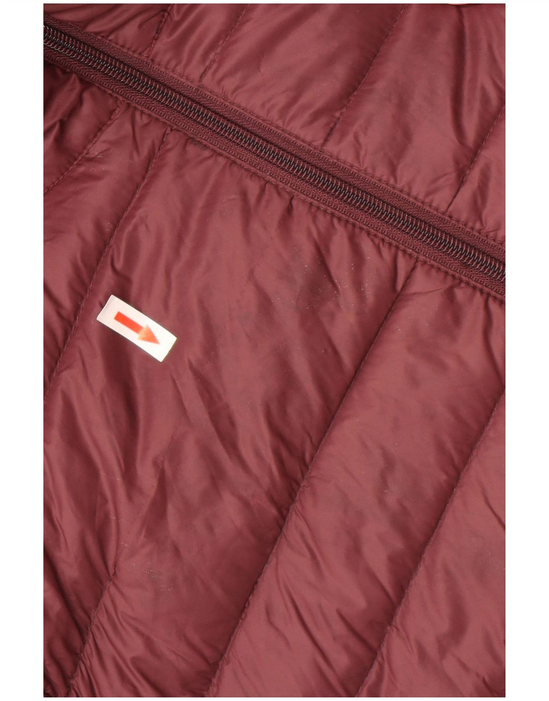 Jaqueta masculina acolchoada com capuz Schott UK 40 grande nylon cor de vinho