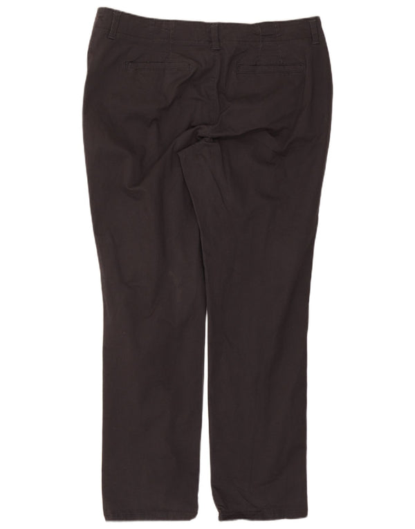 Calça feminina reta casual Lee US 16 2XL W38 L30 algodão cinza