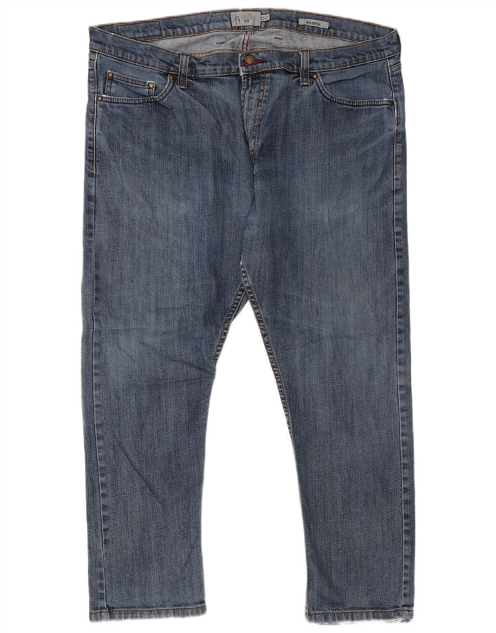 Marks & Spencer Mens Slim Jeans W40 L29 Azul Algodão