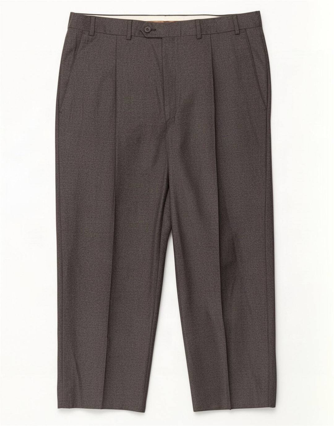 Calça masculina Marks & Spencer Crop Suit W36 L24 Lã Cinza