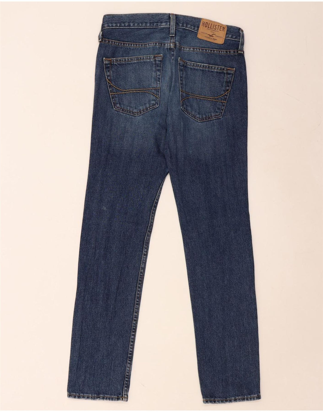 HOLLISTER Calça Jeans Feminina Slim W28 L30 Azul Algodão
