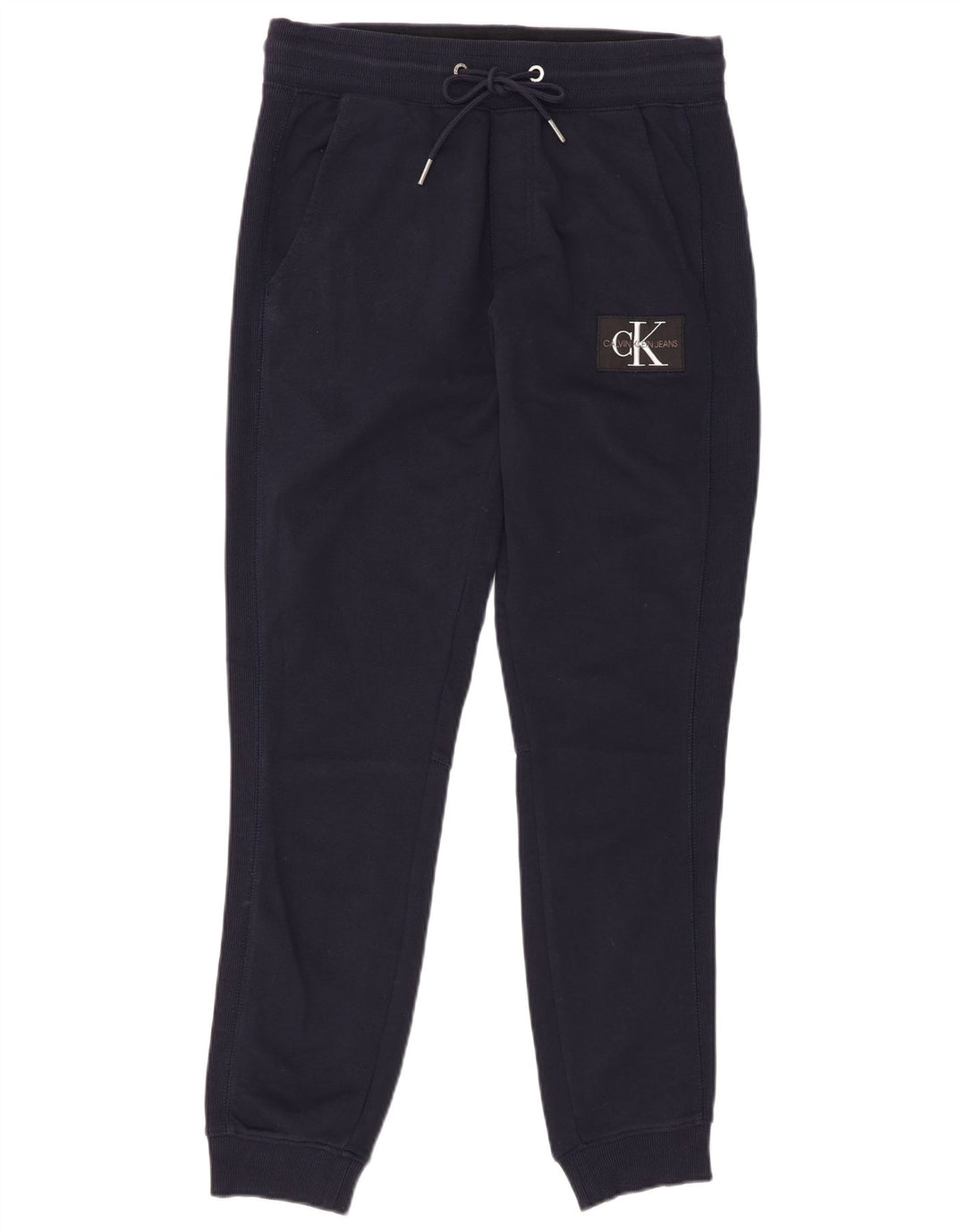 Calvin Klein Mens Calças de treino Joggers Médio Algodão Azul Marinho