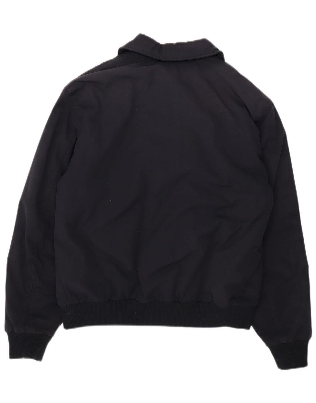 Jaqueta bomber masculina Zara UK 38 poliéster azul marinho médio