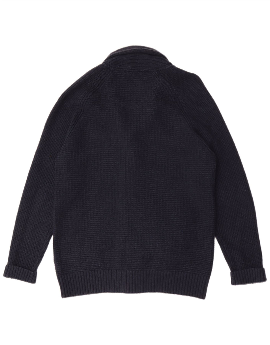Suéter cardigã masculino FAT FACE XL algodão azul marinho