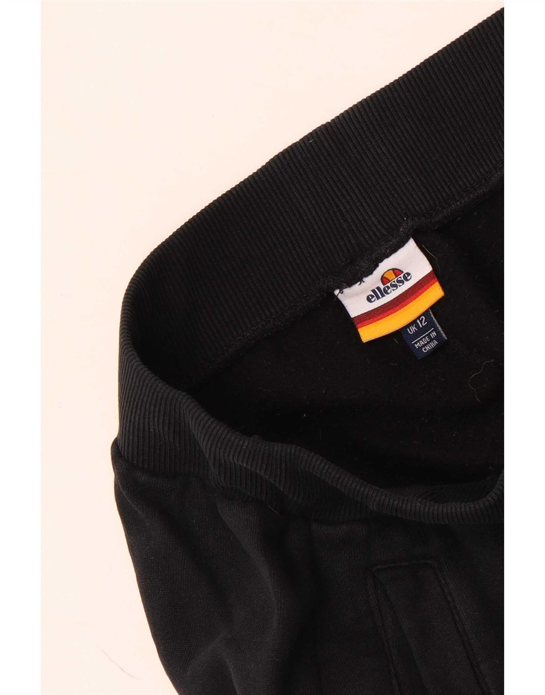 Calça de treino feminina Ellesse Joggers UK 12 médio preto