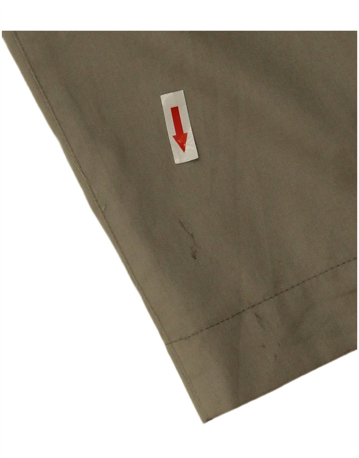 Casaco impermeável feminino vintage UK 18 XL cinza