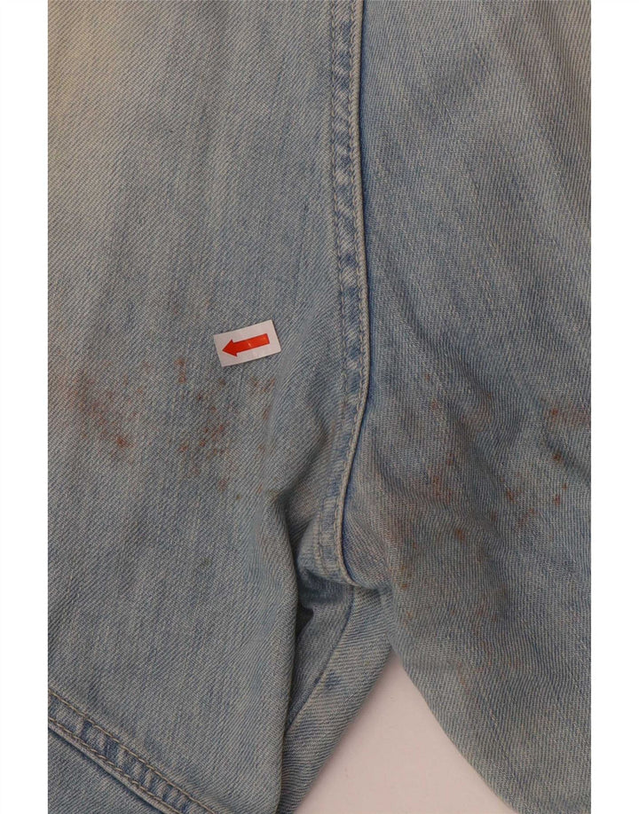 Shorts jeans cargo masculino Iceberg W36 grande algodão azul