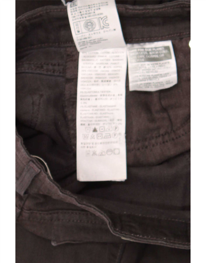 Calça jeans feminina Levi's 712 Slim W26 L30 algodão preto