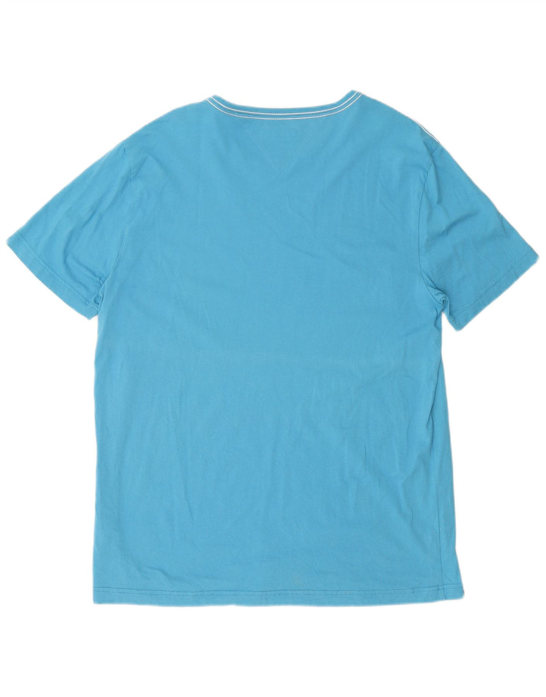 Camiseta gráfica masculina Tommy Hilfiger Top 2XL algodão azul
