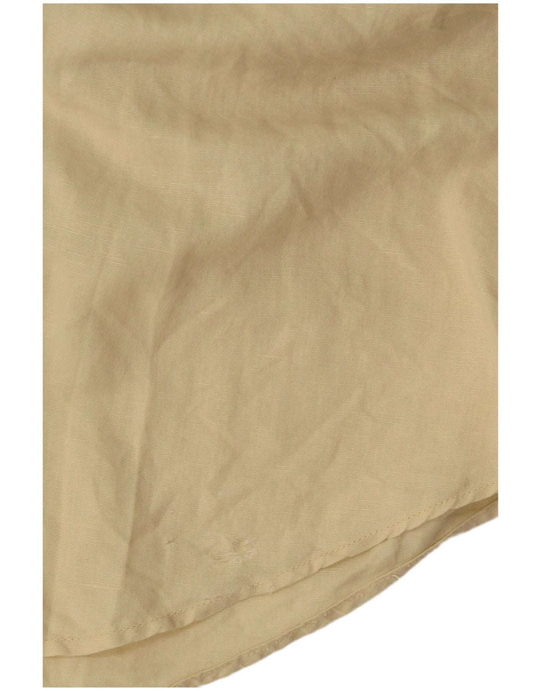 Camisa masculina Trussardi Jeans grande linho amarelo