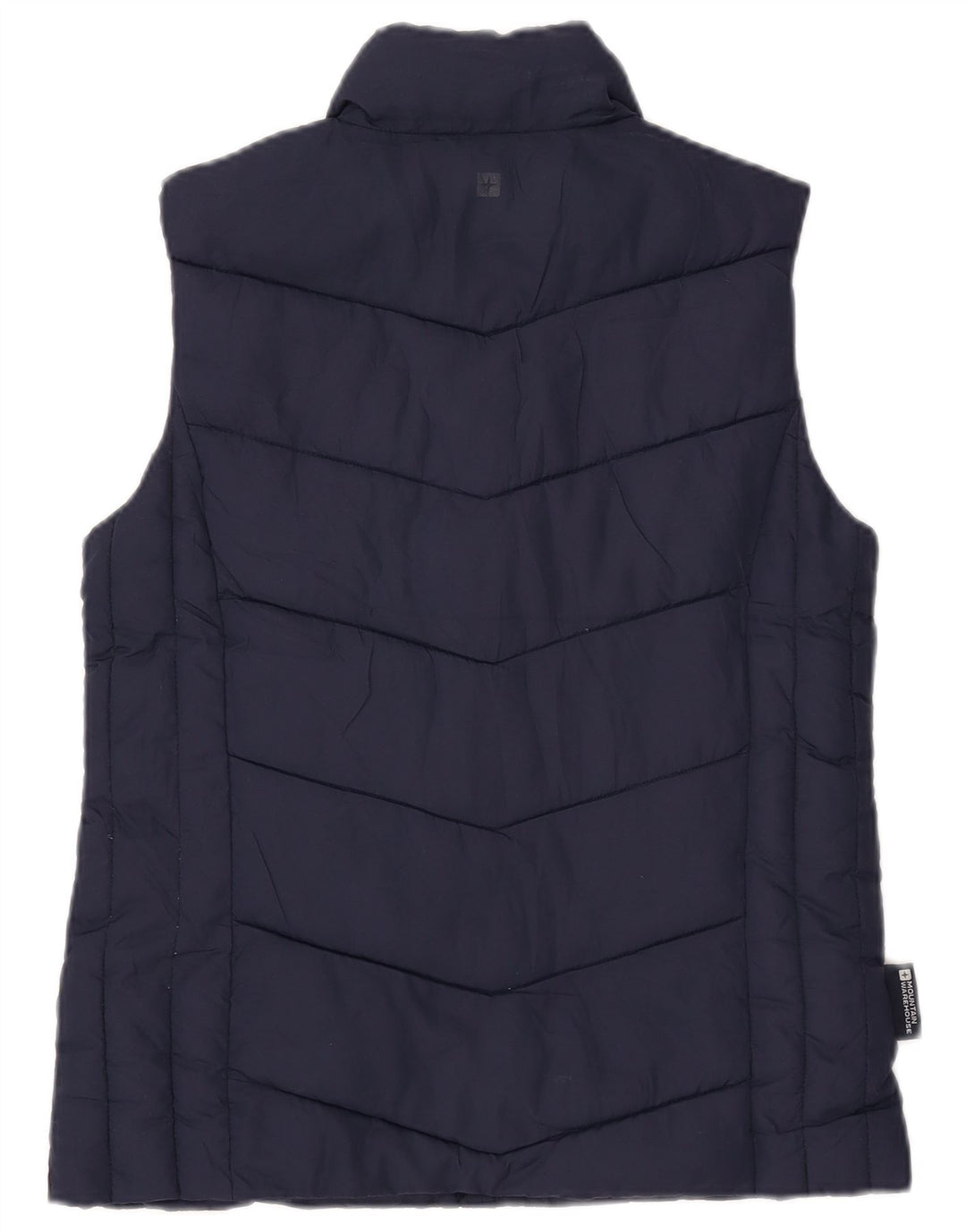 Mountain Warehouse Womens acolchoado Gilet UK 10 pequeno poliéster azul marinho