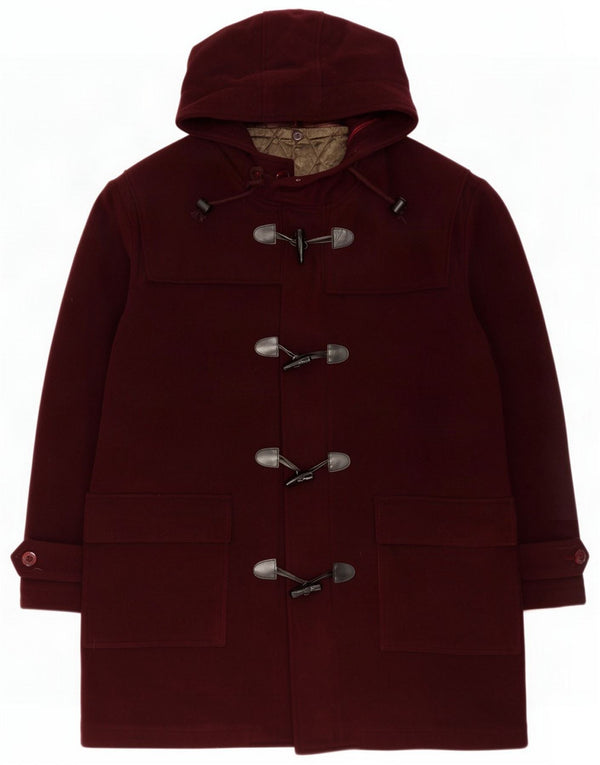 Orcinus Mens Hooded Duffle Coat IT 54 2XL Borgonha