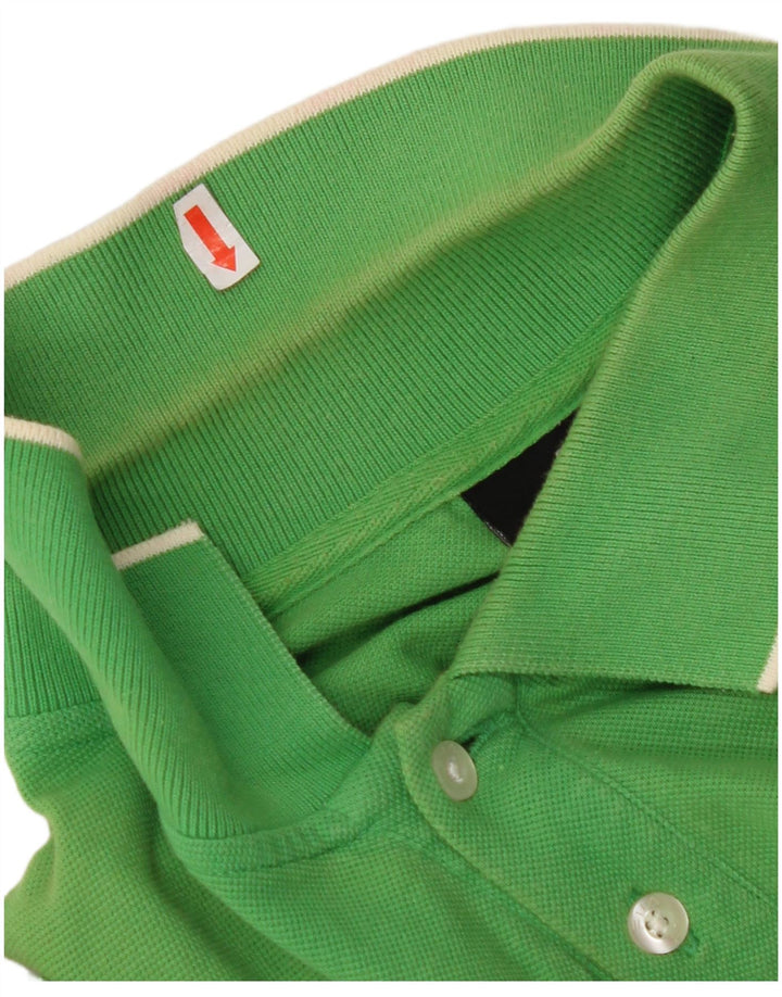 Camisa polo masculina FILA XL algodão verde
