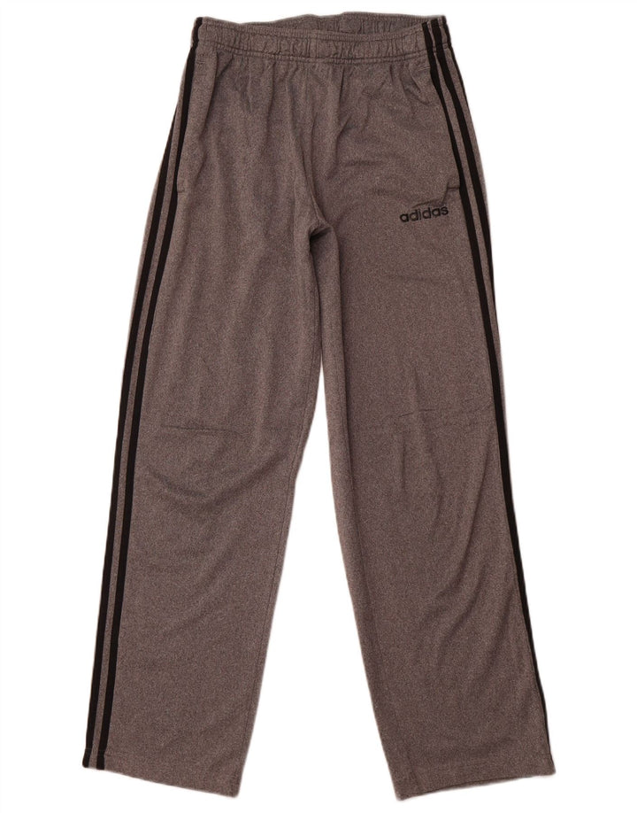 Calças de treino femininas ADIDAS UK 12 poliéster cinza médio