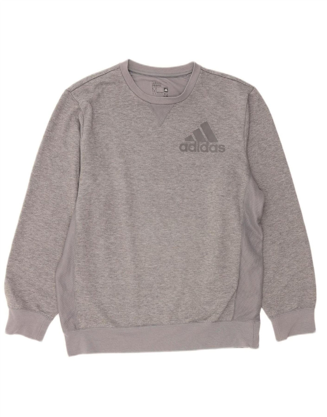 ADIDAS Mens Climalite Sweatshirt Jumper Médio Cinzento Poliéster
