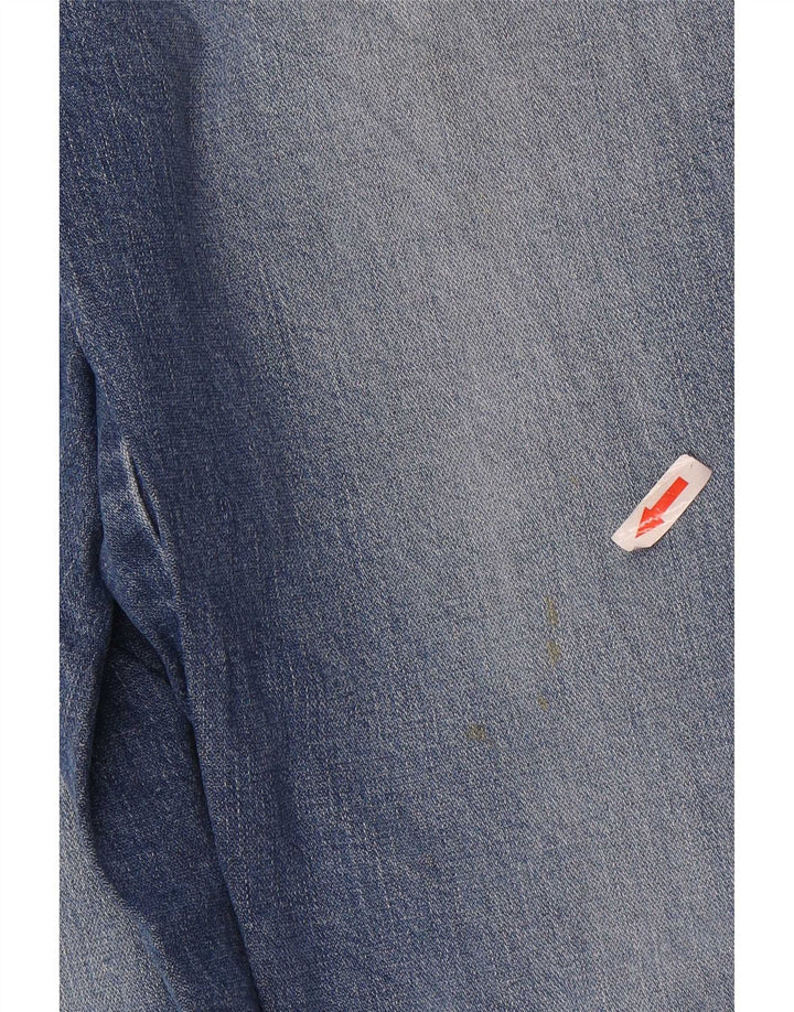 Wrangler Masculino Texas Slim Jeans W36 L32 Azul Algodão