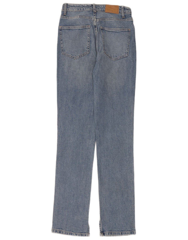 Zara Mens Straight Jeans EU 36 XS W26 L32 Azul Algodão