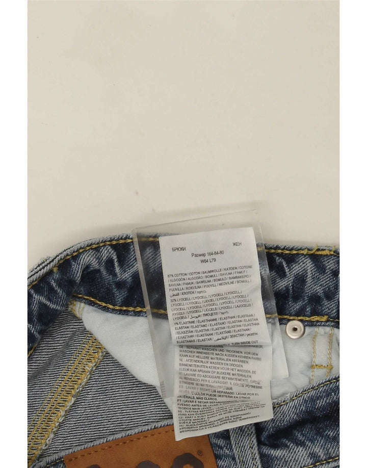 Lee Womens Carol Slim Jeans W25 L27 Algodão Azul