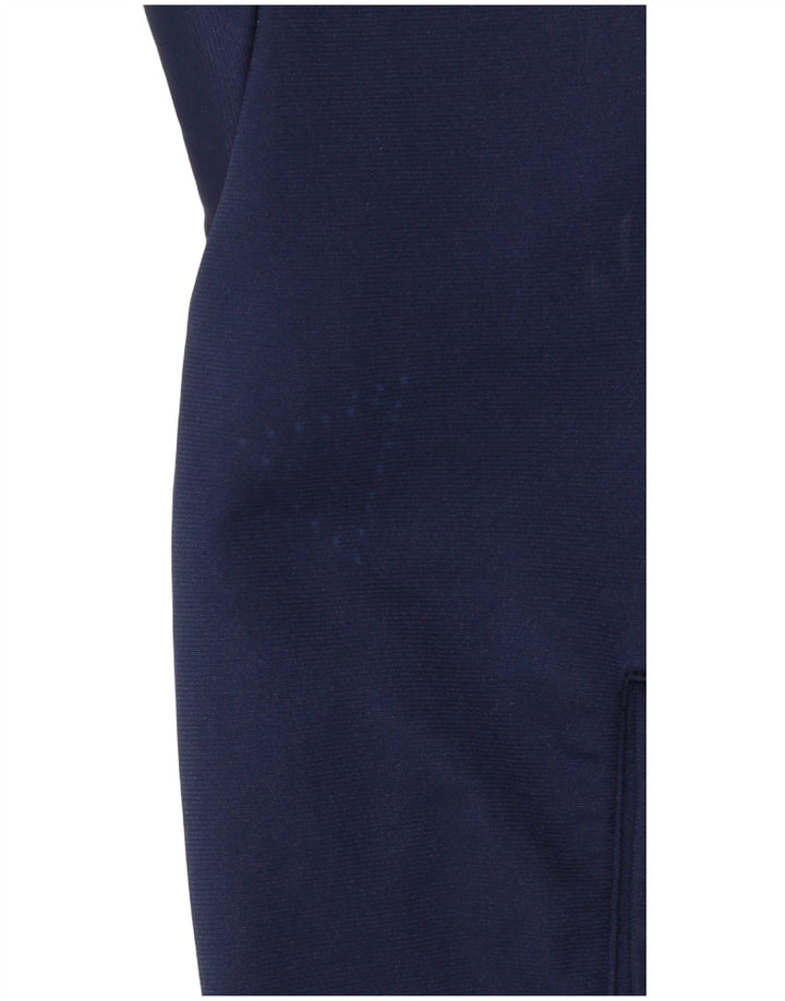 ASICS Mens Graphic Tracksuit Top Jacket IT 52 Grande bloco colorido azul marinho