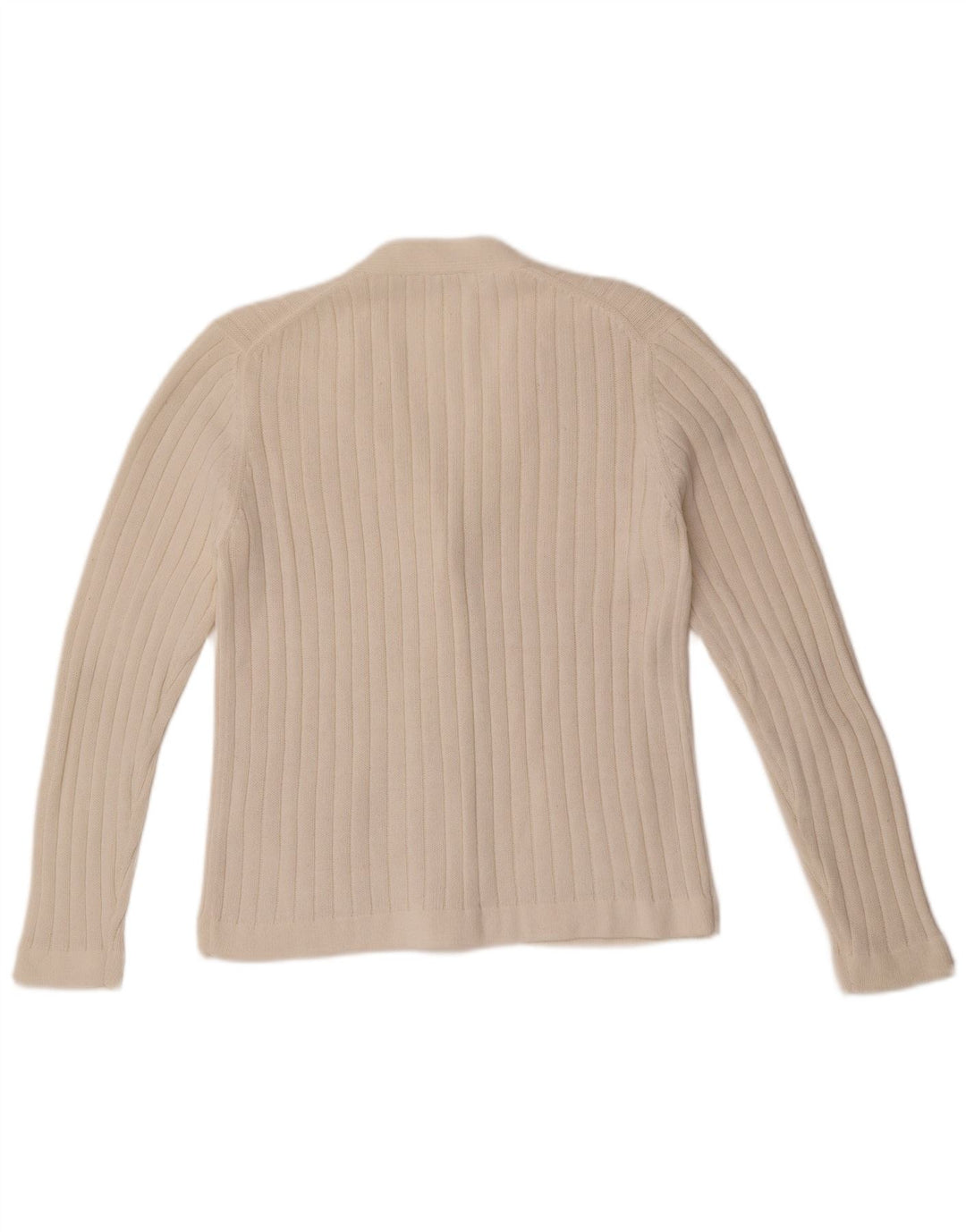 Suéter cardigã feminino C&A EU 48 2XL acrílico branco