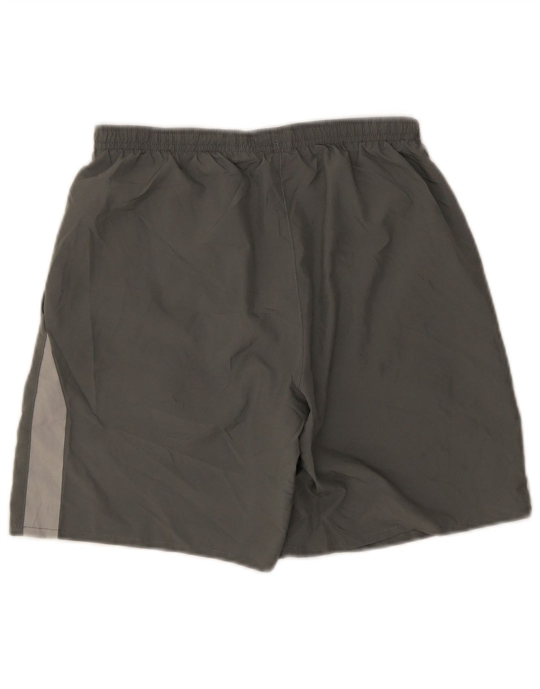 Shorts esportivos masculinos Nike Dri Fit pequeno cinza colorblock poliéster