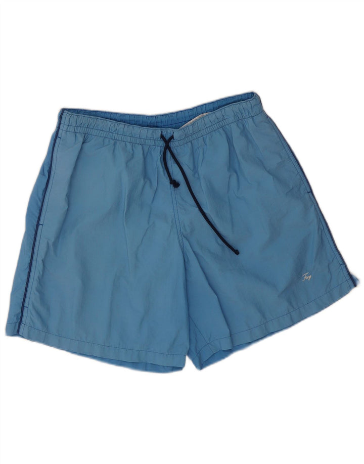 Fay Shorts de natação masculino grande poliamida azul