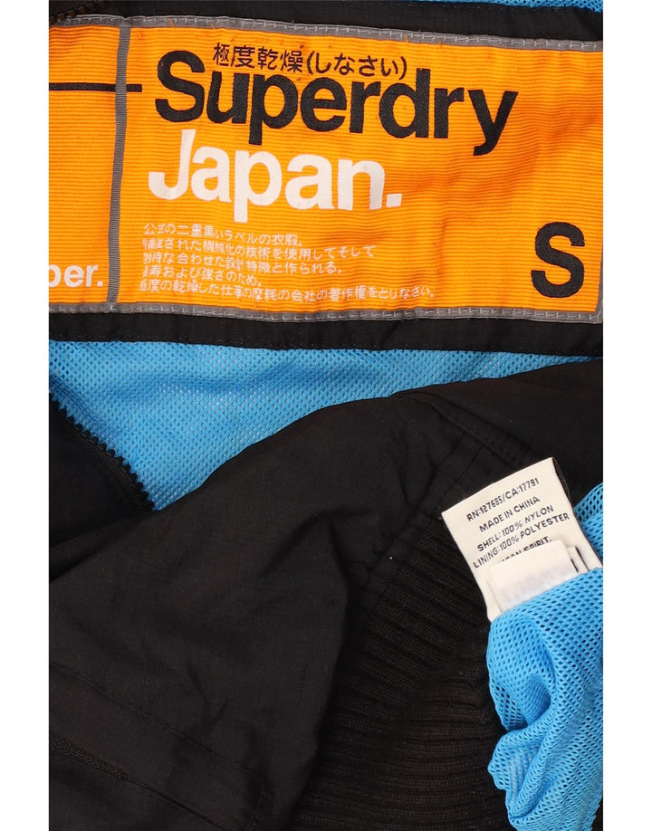 Jaqueta Bomber Feminina Superdry UK 10 Pequena Nylon Preto