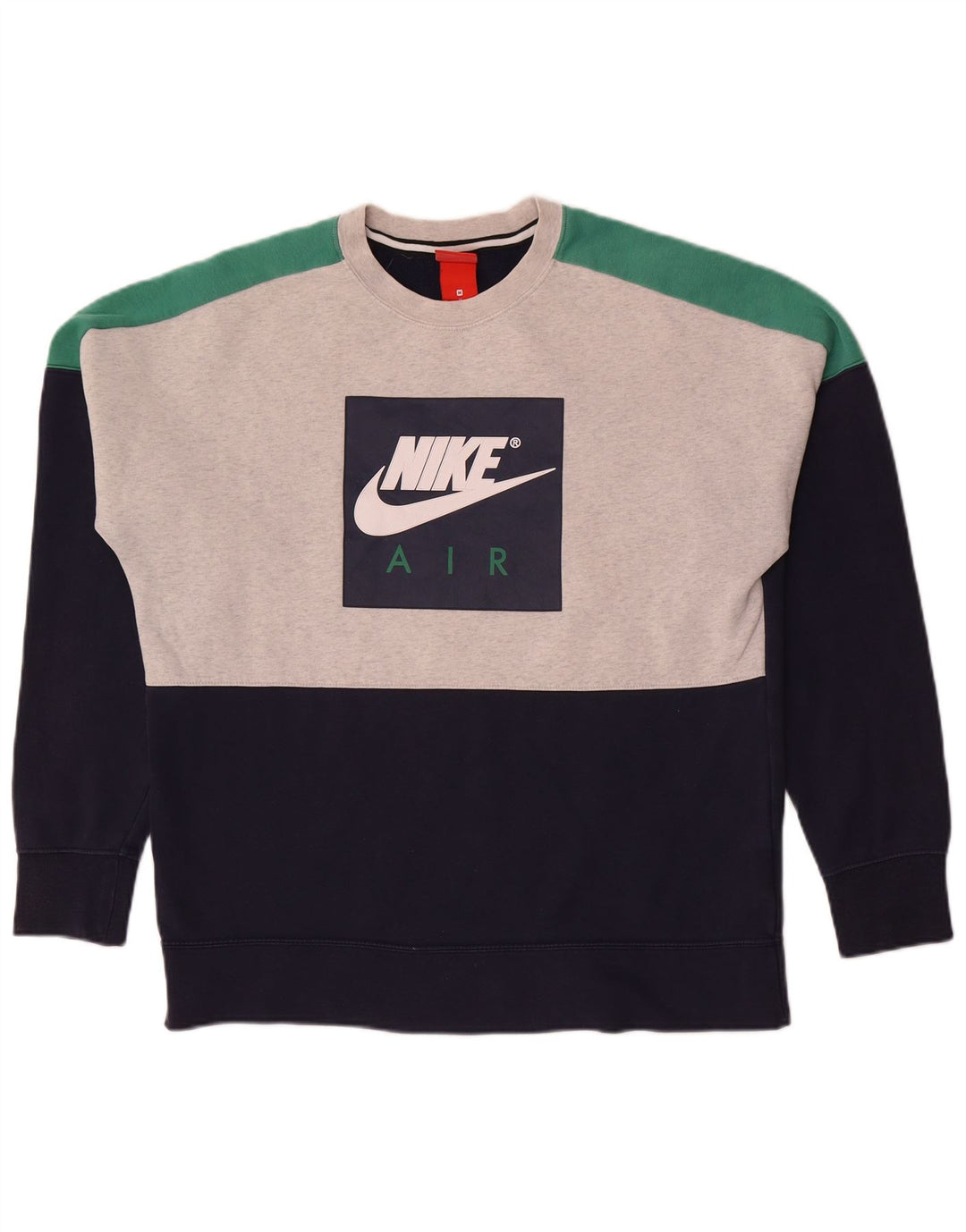 Moletom Nike Masculino Graphic Jumper Médio Multicolorido Colorblock Algodão
