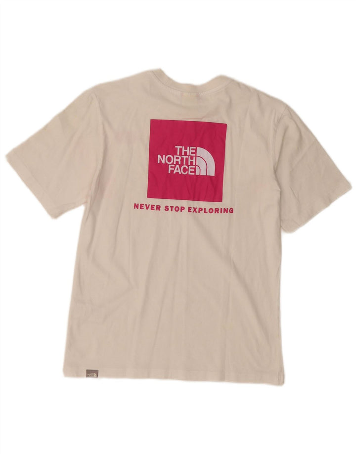 Camiseta feminina gráfica THE NORTH FACE UK 6 XS algodão branco