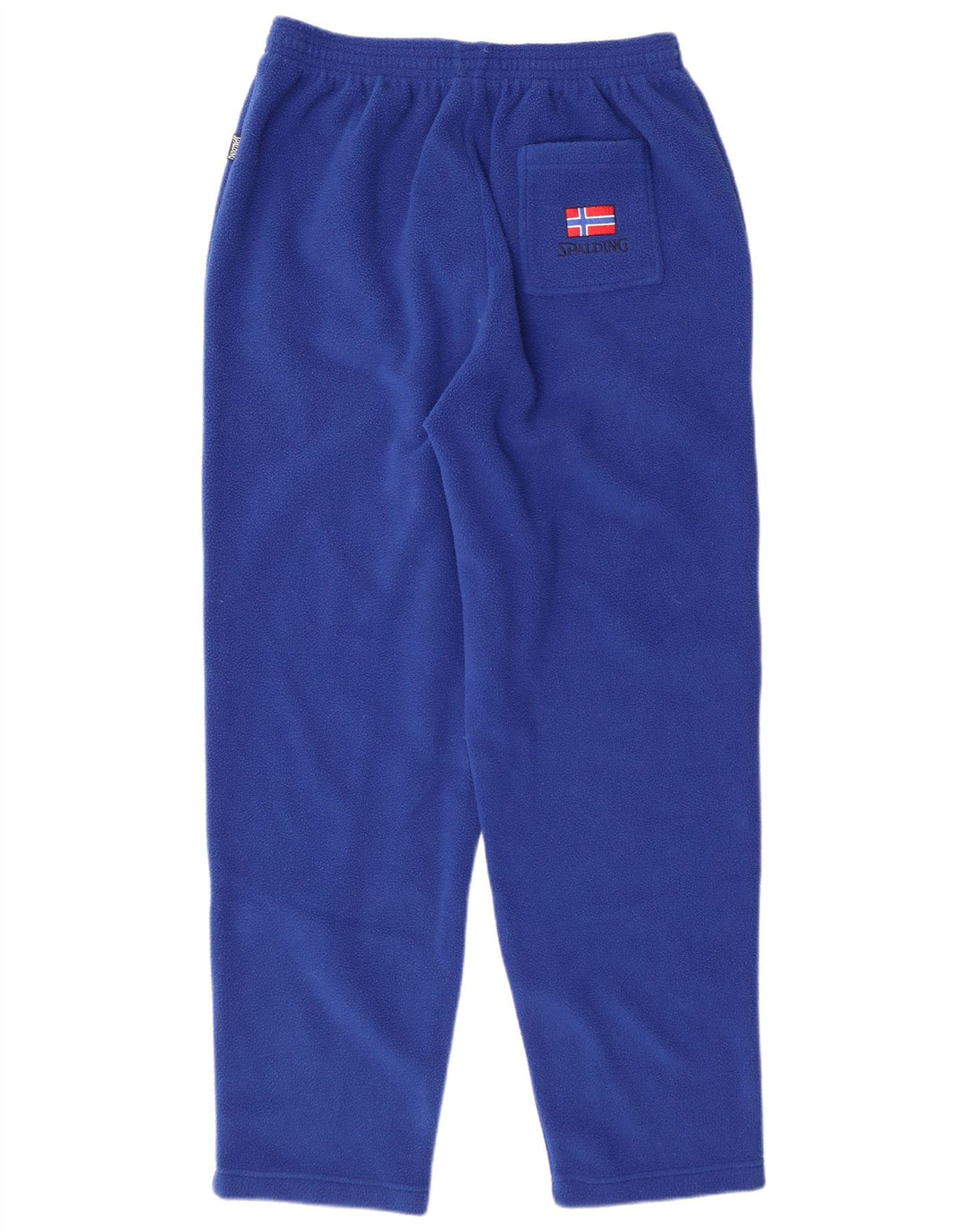 Calça de treino de lã feminina Spalding UK 14 grande poliéster azul