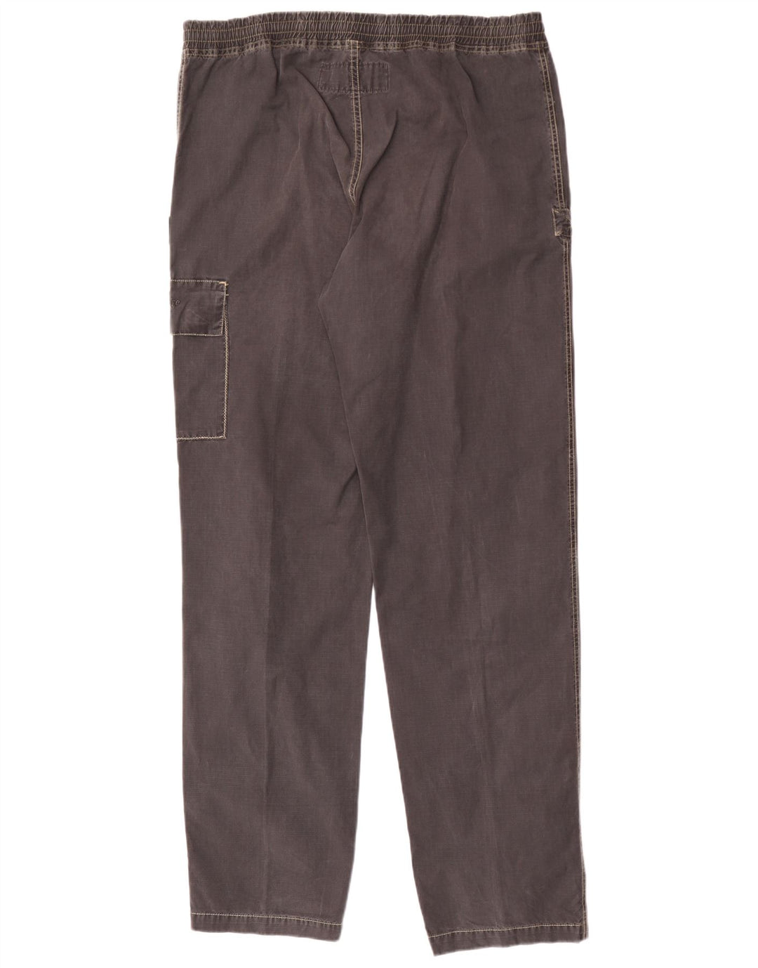 Calça cargo reta masculina Murphy & Nye W36 L35 algodão cinza