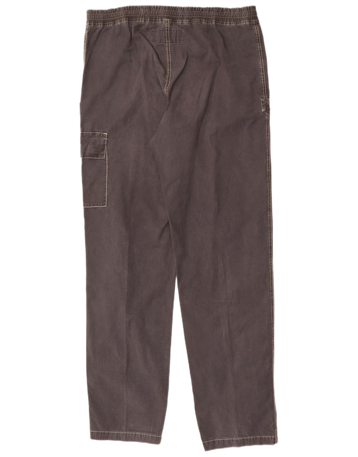 Calça cargo reta masculina Murphy & Nye W36 L35 algodão cinza