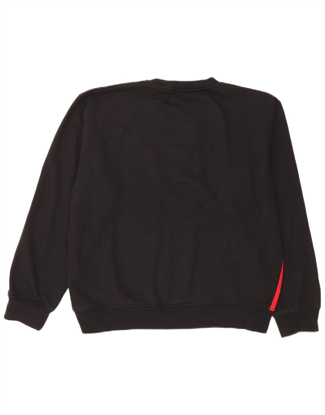 Fila moletom gráfico masculino jumper grande preto colorblock poliéster