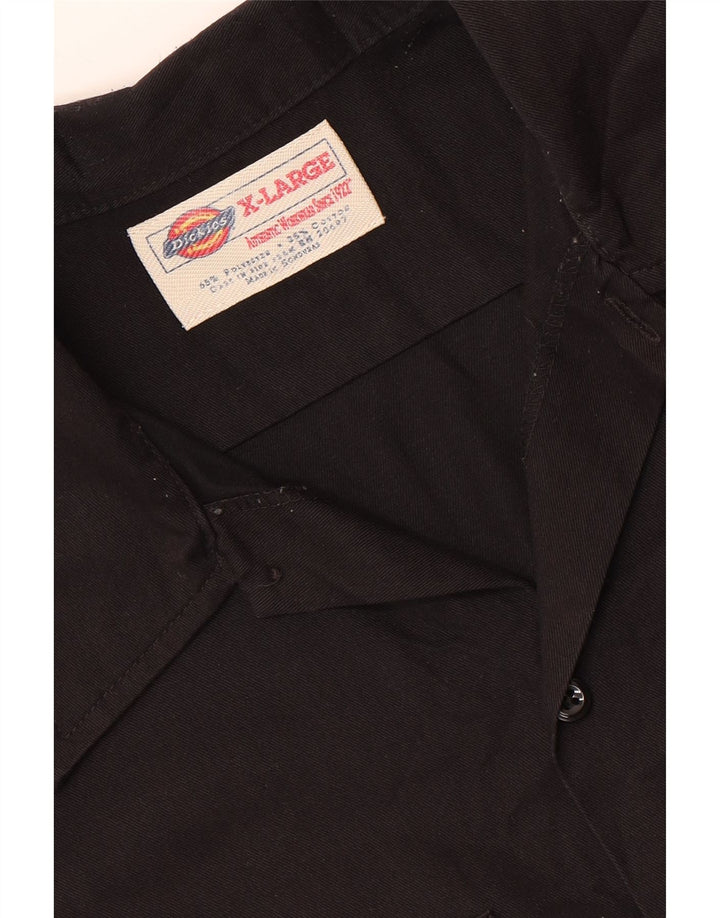 Camisa masculina de manga curta Dickies XL preta poliéster