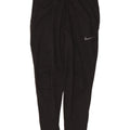 Nike Womens Dri Fit Calças de treino Joggers UK 14 Médio Preto