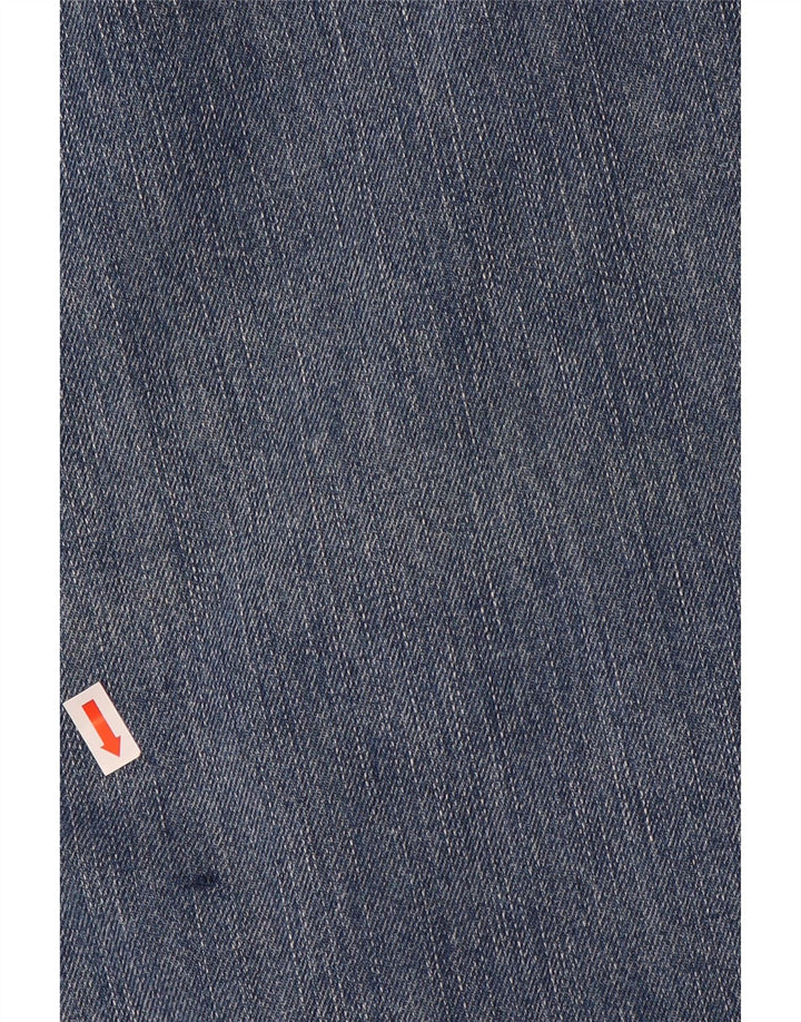 WRANGLER Masculino Ohio Straight Jeans W44 L29 Azul Algodão