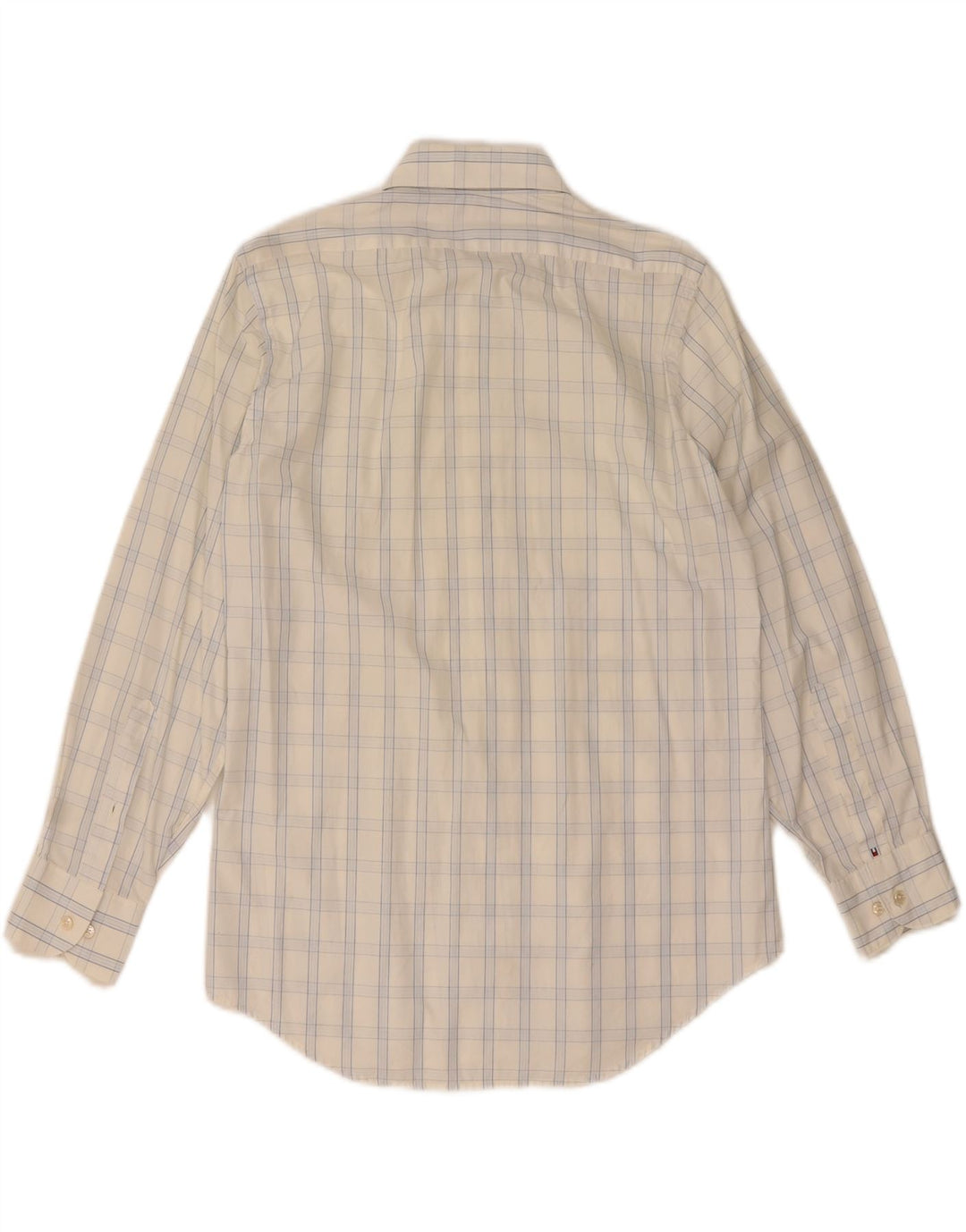 Camisa masculina TOMMY HILFIGER tamanho 38 15 xadrez branco médio