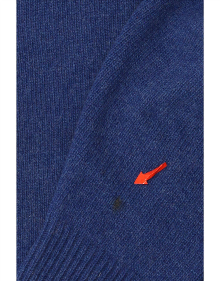 Suéter masculino Marina Yachting com gola redonda azul médio Argyle/Diamante