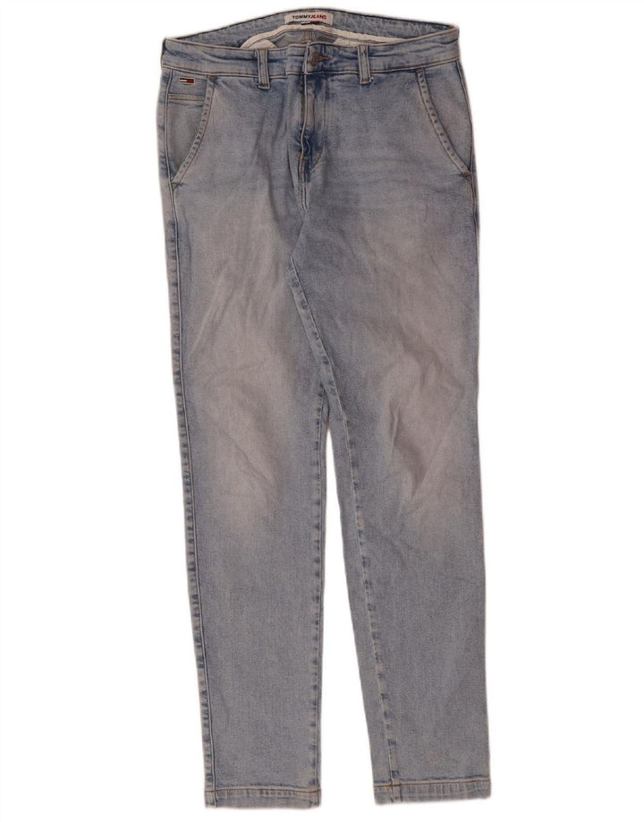 TOMMY HILFIGER Masculino Slim Jeans W31 L32 Azul Algodão