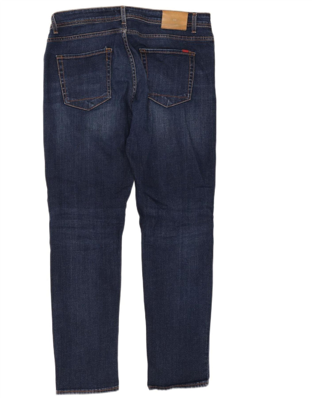 LIU JO Masculino Regular Fit Jeans Reto W38 L32 Algodão Azul